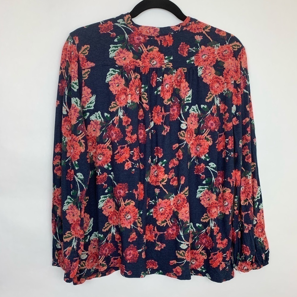 Lucky Brand Floral Front Tie Top XL - Picture 7 of 7